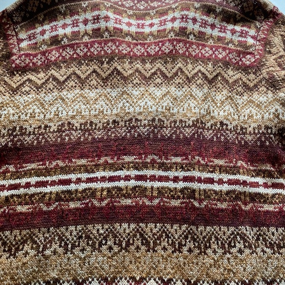 Heirloom Collectibles Fair Isle Sweater Womens M - Picture 6 of 11